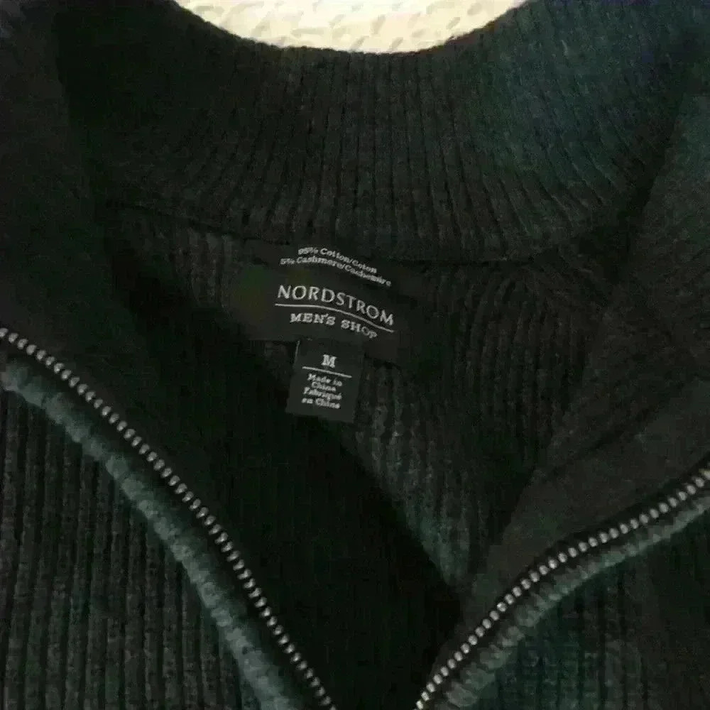 Nordstrom Men’s Shop Quarter ZIP Sweater - Picture 2 of 2